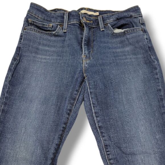 Levi's Jeans Size 29 W29"xL26" Levi's 711 Skinny Jeans Stretch Ankle Jeans Blue - Picture 3 of 6